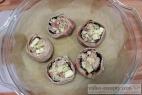 Recept Mushrooms stuffed with blue cheese - mushrooms stuffed with blue cheese - preparation