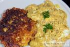 Recept Homemade potato fritters - potato fritters - a proposal for serving