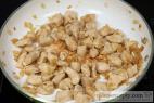 Recept Fried potatoes with chicken bits in French style - chicken breast in French style - preparation