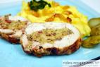 Recept Chicken roll - chicken roll with mashed potatoes