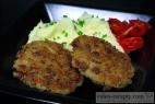 Recept Minced meat patties - patties with mashed potatoes - a proposal for serving