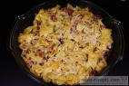 Recept Baked pasta with smoked meat - baked pasta - preparation