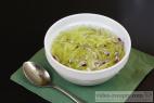 Recept Mixed vegetable salad - cucumber salad - a tip for serving