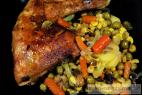 Recept Canadian chicken wings - chicken with vegetables - a proposal for serving