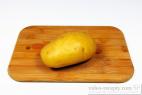 Recept Baked potato with English bacon - potato - the best shape
