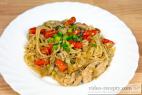 Recept Spicy fried noodles with chicken - 